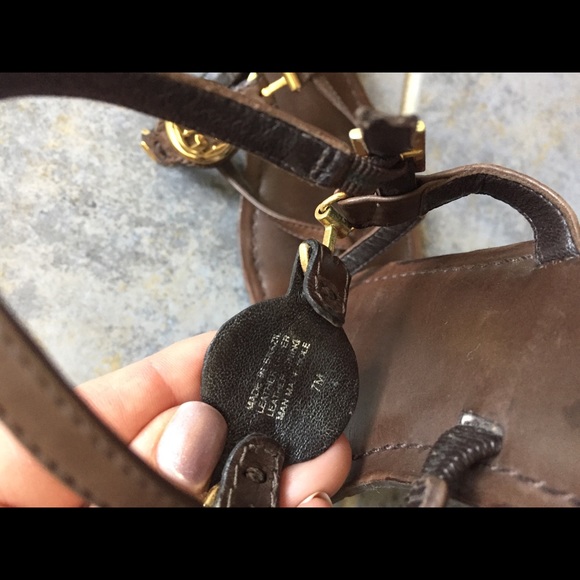 SOLD Tory Burch Leather Sandals 7 - Picture 7 of 7